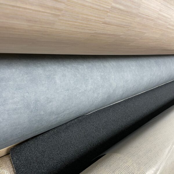 Vinyl Betonlook Lichtblauw Projectkwaliteit 400cm Breed
