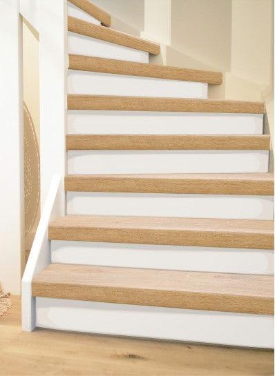 PVC Traprenovatie Easy Stairs Traptrede 51 River Oak Smoked - 100 x 62 cm (voor 2 treden)