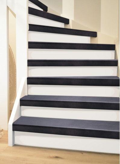 PVC Traprenovatie Easy Stairs Traptrede 55 Stone Black - 100 x 62 cm (voor 2 treden)